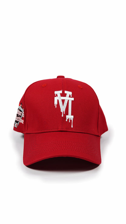 LA Drip Snapback Red